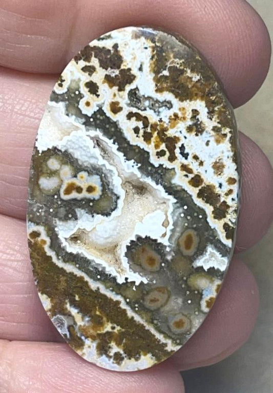 Oval 40x25mm Ocean Jasper Cabochon 101