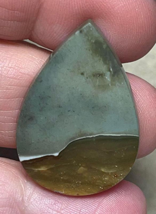 Teardrop 32x23mm Polychrome Jasper Cabochon 63
