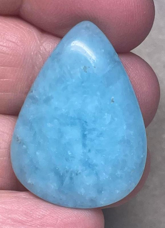 Teardrop 33x24mm Hemimorphite Cabochon 30
