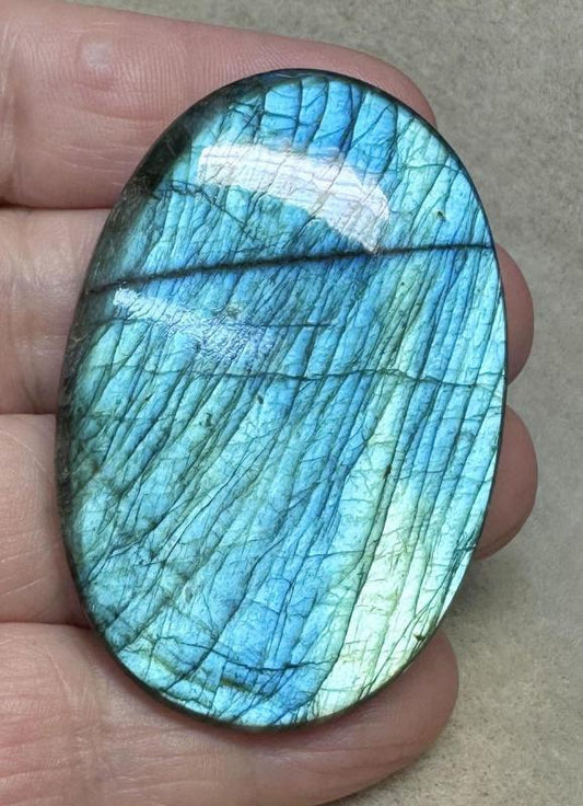 Oval 58x38mm Labradorite Cabochon 213