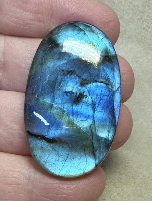 Oval 47x28mm Labradorite Cabochon 221