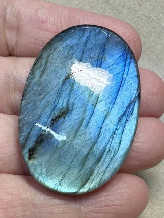 Oval 50x33mm Labradorite Cabochon 222