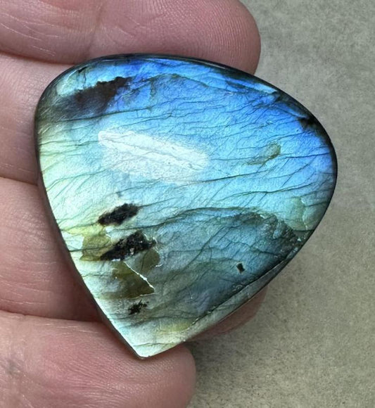 Teardrop 38x39mm Labradorite Cabochon 225