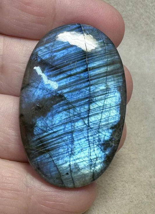 Oval 48x31mm Labradorite Cabochon 232