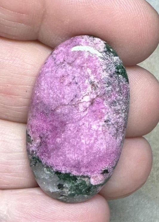 Oval 34x19mm Cobalt Calcite Cabochon 04