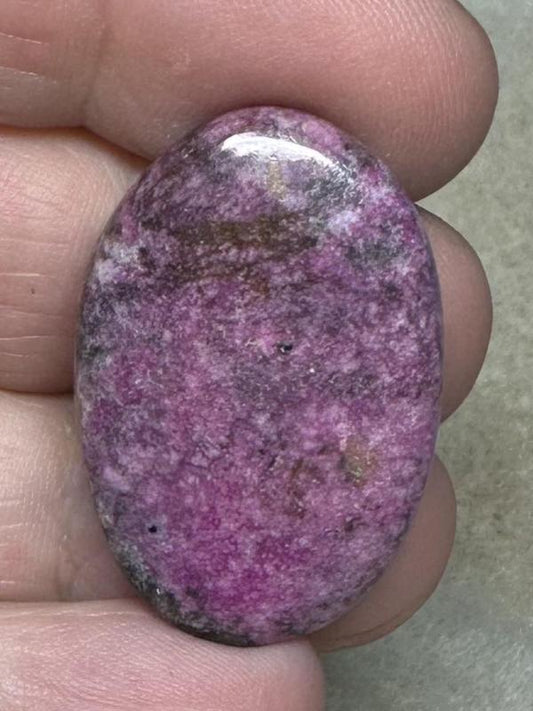 Oval 32x21mm Cobalt Calcite Cabochon 11