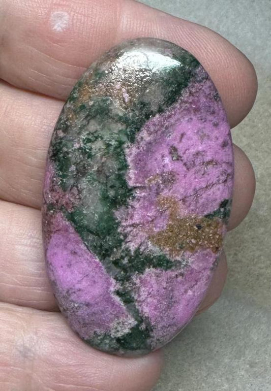 Oval 49x28mm Cobalt Calcite Cabochon 26