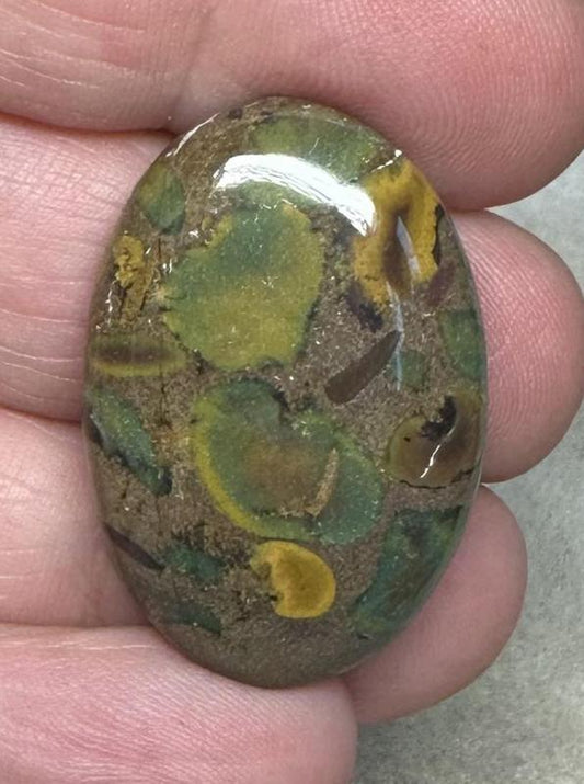Oval 31x21mm Fruit Jasper Cabochon 21
