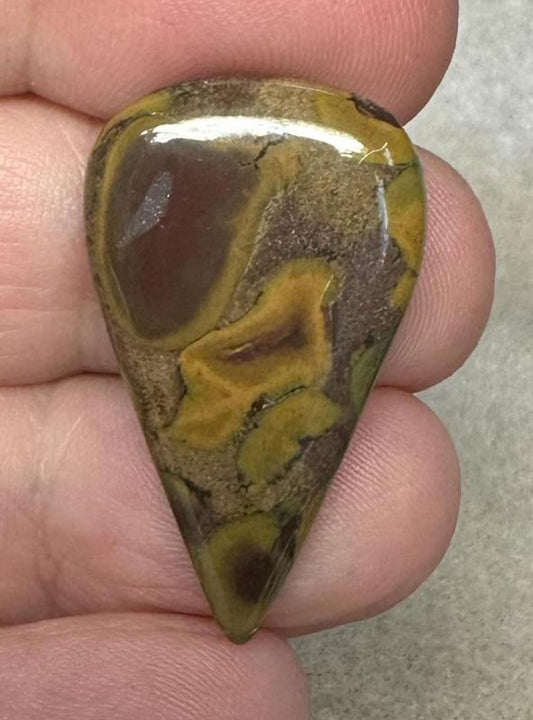 Teardrop 32x19mm Fruit Jasper Cabochon 25