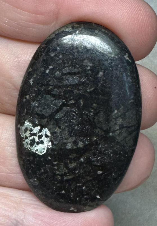 Oval 44x28mm Nuummite Cabochon 26