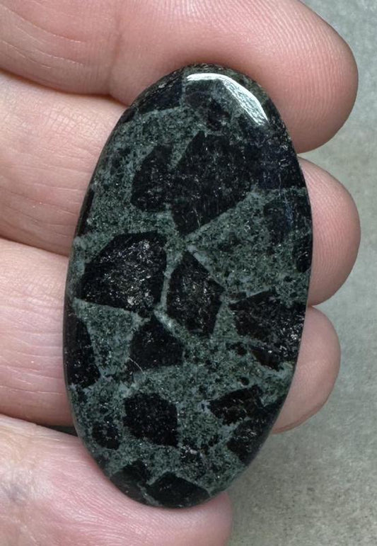 Oval 44x23mm Tourmaline in Zoisite Cabochon 11