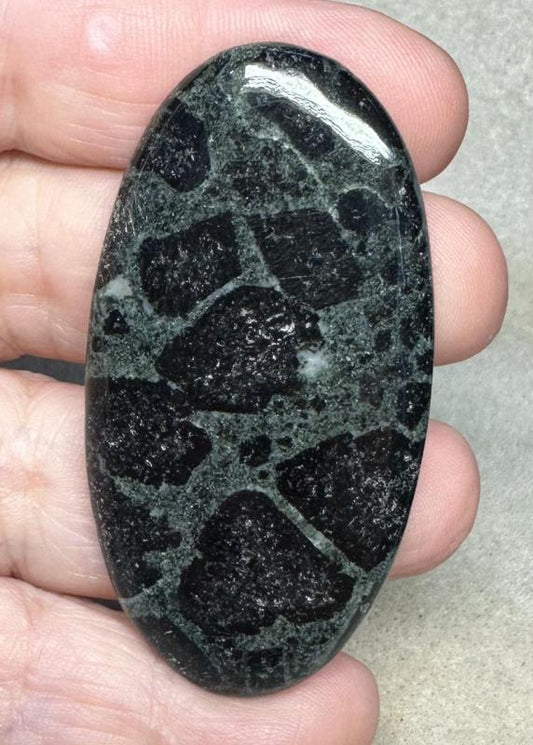 Oval 59x30mm Tourmaline in Zoisite Cabochon 12