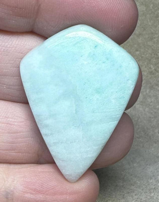 Freeform 37x27mm Caribbean Blue Calcite Cabochon 16