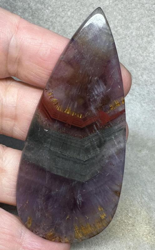 Teardrop 85x38mm Auralite 23 Cabochon 09