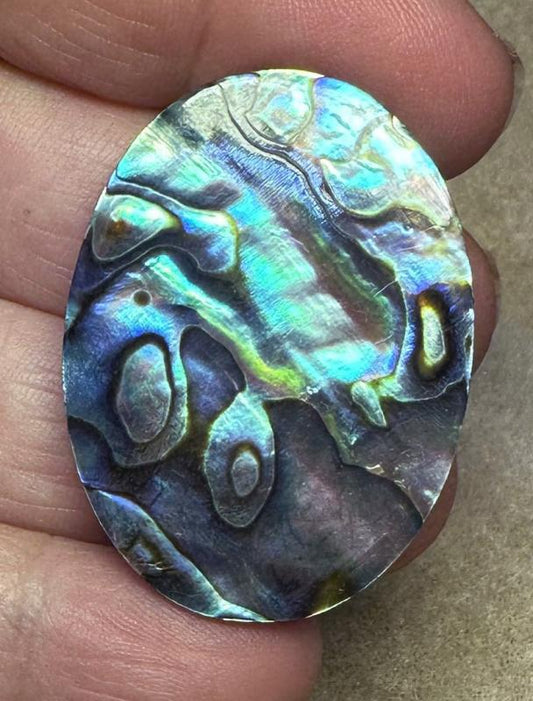 Oval 39x29mm Paua Shell Cabochon 03