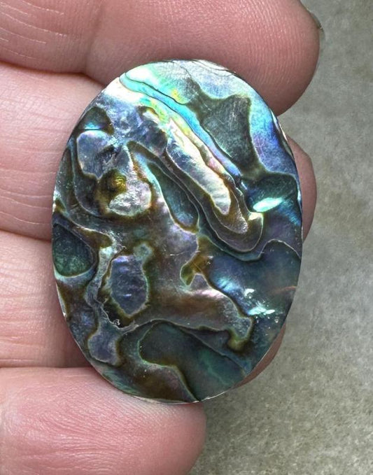 Oval 34x24mm Paua Shell Cabochon 05