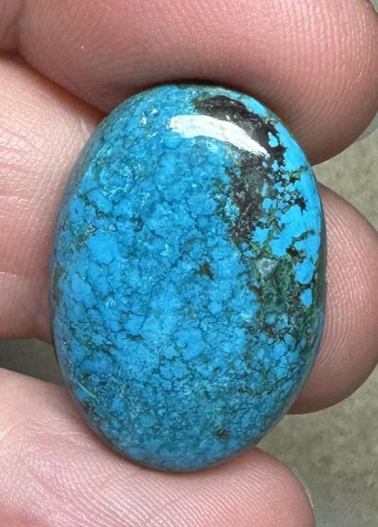 Oval 26x18mm Hubei Turquoise Cabochon 70