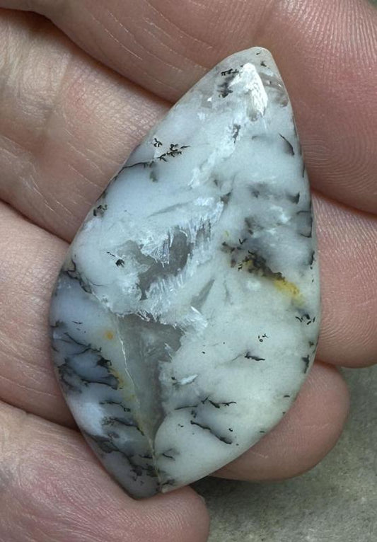 Freeform 45x25mm Dendritic Opal Cabochon 29