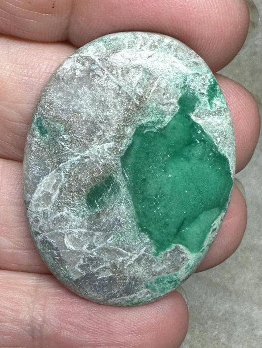 Oval 38x29mm Variscite Cabochon 01
