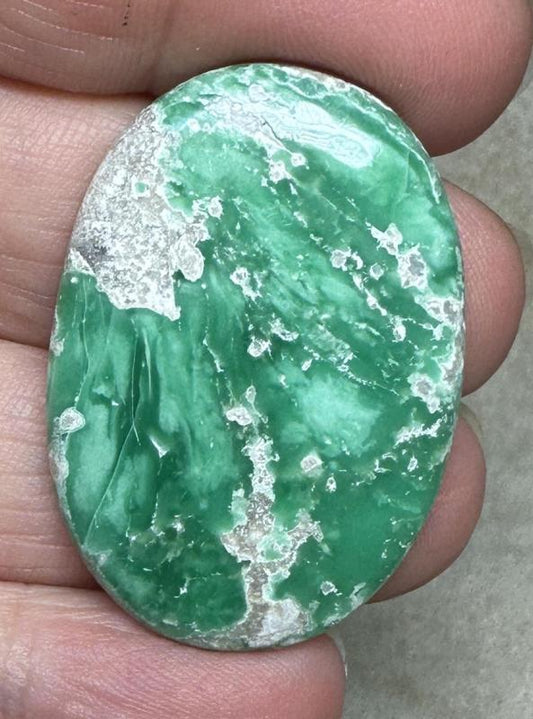Oval 38x26mm Variscite Cabochon 14