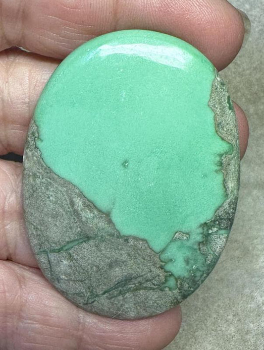 Oval 55x40mm Variscite Cabochon 16