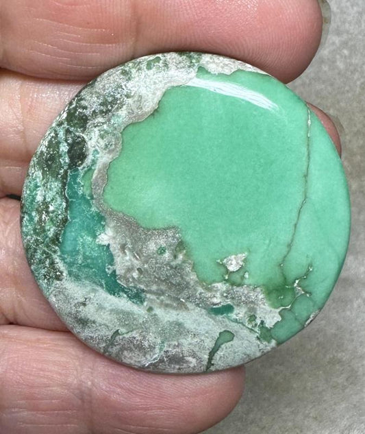 Round 43x43mm Variscite Cabochon 18