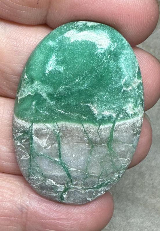 Oval 43x28mm Variscite Cabochon 22