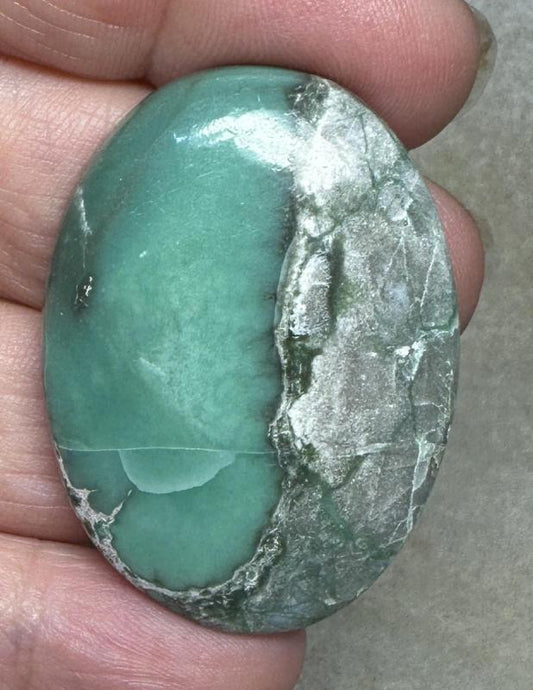 Oval 42x31mm Variscite Cabochon 27
