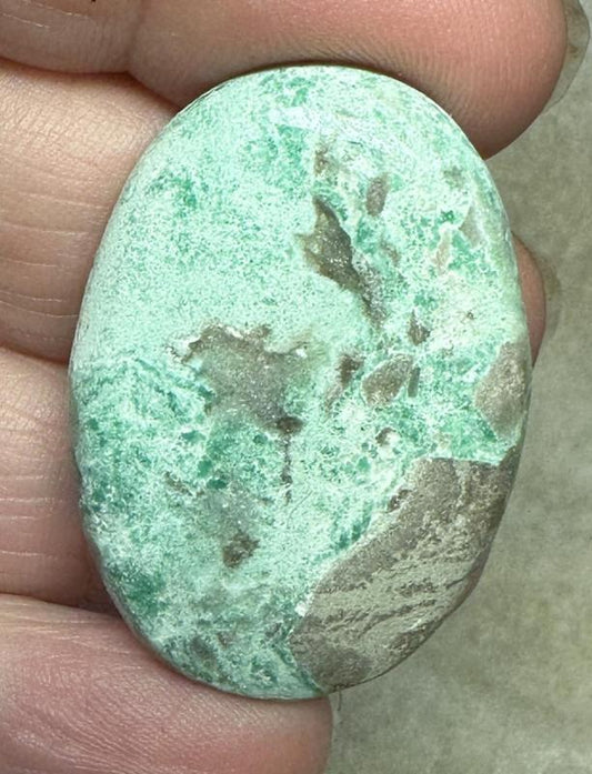 Oval 37x26mm Variscite Cabochon 28