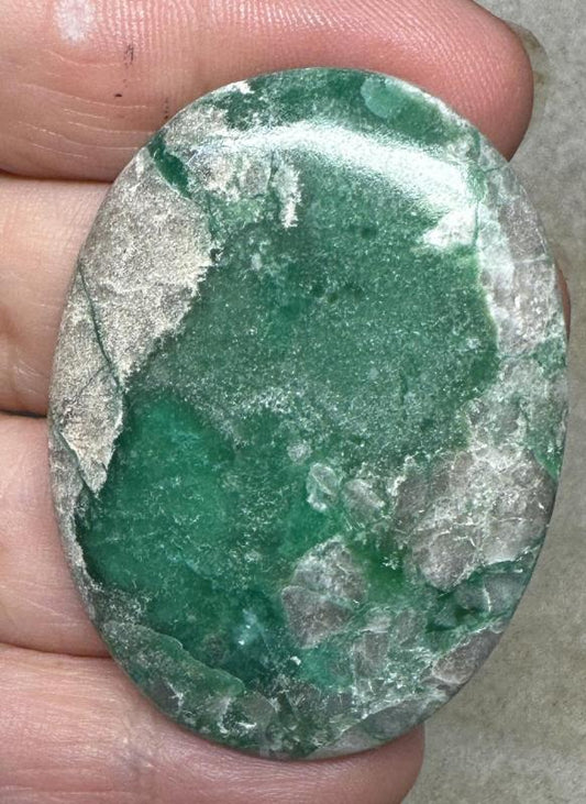 Oval 50x37mm Variscite Cabochon 32
