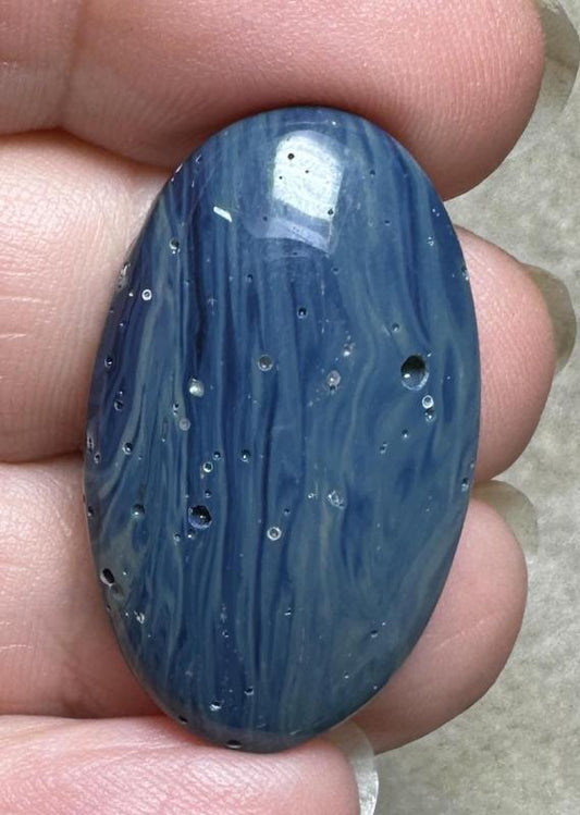 Oval 32x19mm Leland Blue Cabochon 18