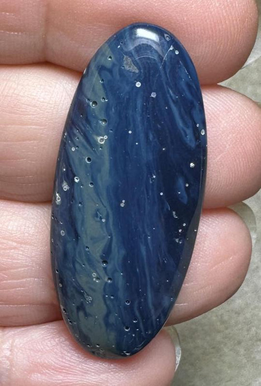 Oval 40x17mm Leland Blue Cabochon 19