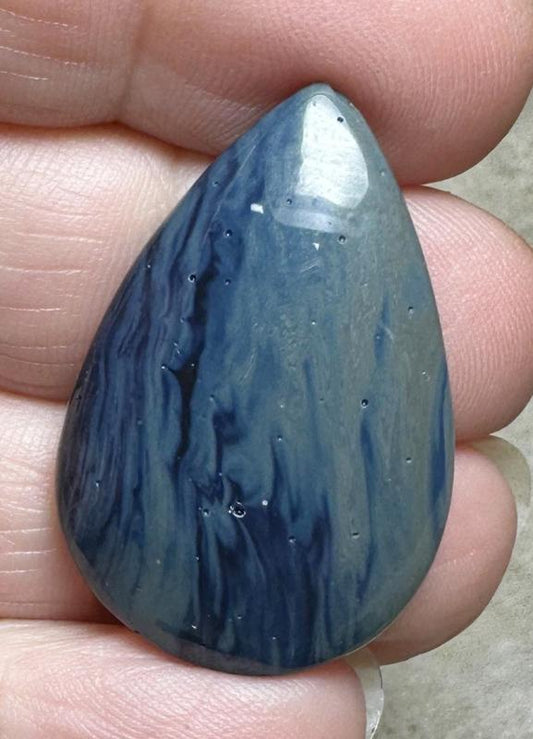 Teardrop 34x22mm Leland Blue Cabochon 21