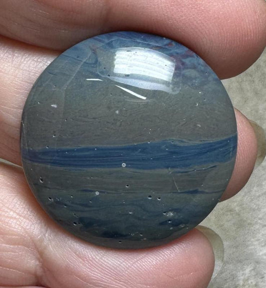 Round 30x30mm Leland Blue Cabochon 25