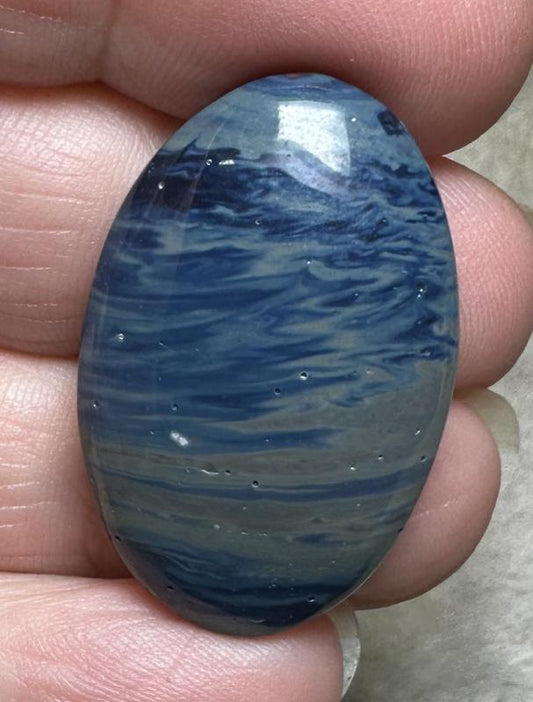 Oval 32x21mm Leland Blue Cabochon 33