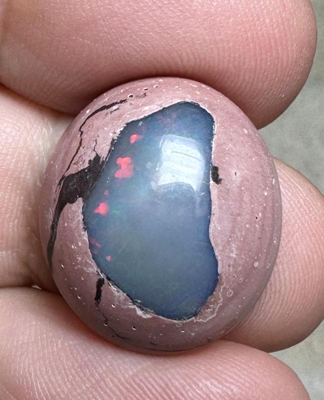 Oval 20x17mm Mexican Galaxy Opal Cabochon 39