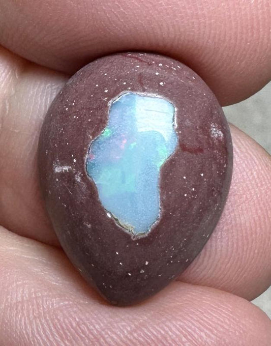 Teardrop 19x14mm Mexican Galaxy Opal Cabochon 45