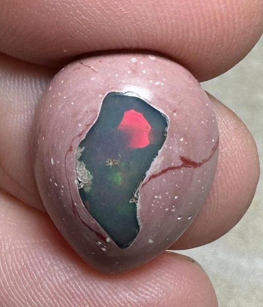 Teardrop 19x14mm Mexican Galaxy Opal Cabochon 46