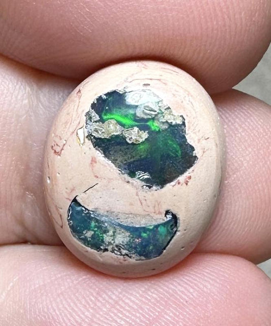 Oval 17x14mm Mexican Galaxy Opal Cabochon 67