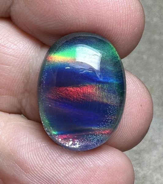 Oval 20x15mm Aurora Opal Cabochon 14