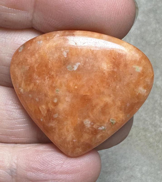 Teardrop 31x34mm Orchid Calcite Cabochon 30