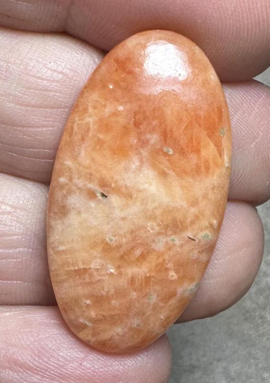 Oval 34x18mm Orchid Calcite Cabochon 35