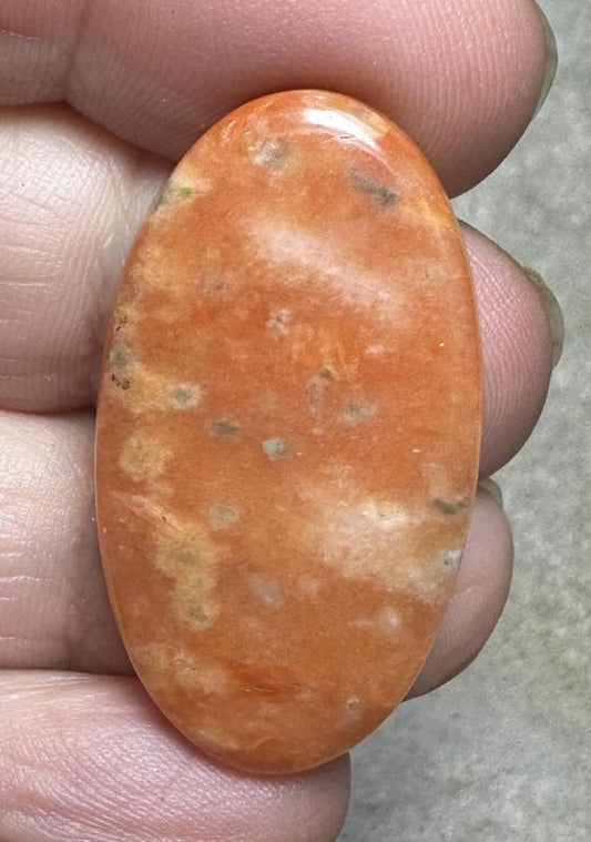 Oval 35x19mm Orchid Calcite Cabochon 40