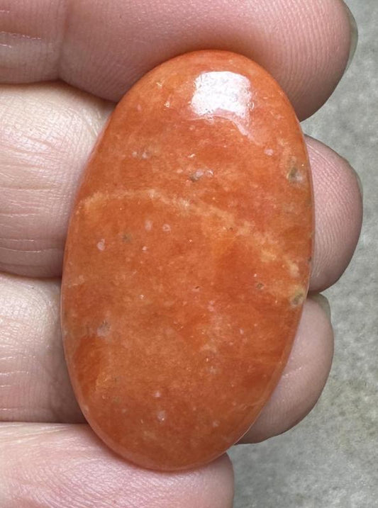 Oval 35x20mm Orchid Calcite Cabochon 47