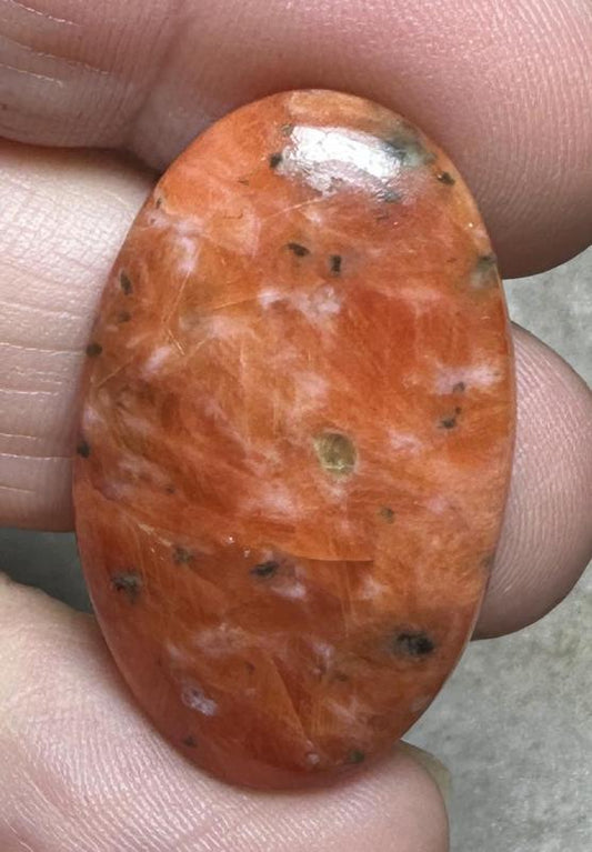 Oval 32x20mm Orchid Calcite Cabochon 51