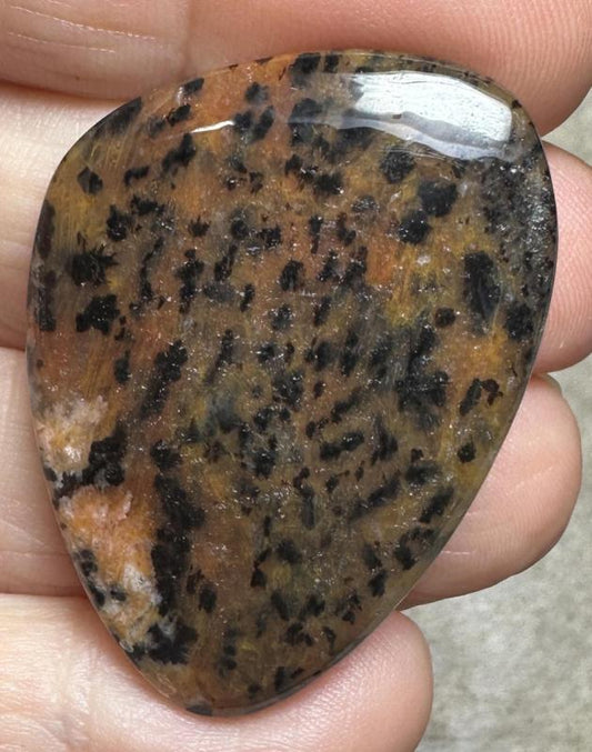 Freeform 40x29mm Cheetah Jasper Cabochon 06