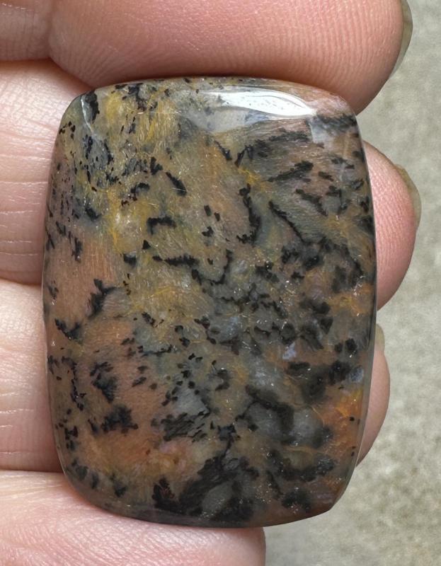 Rectangle 32x23mm Cheetah Jasper Cabochon 11