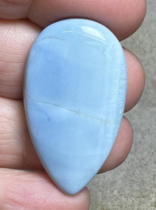 Teardrop 38x21mm Owyhee Blue Opal Cabochon 28