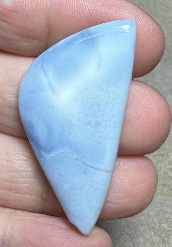 Freeform 45x22mm Owyhee Blue Opal Cabochon 32