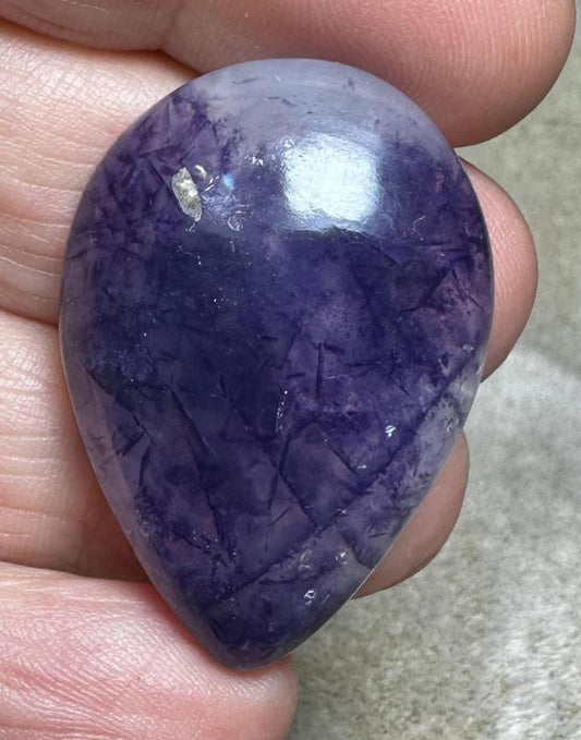Teardrop 36x25mm Tiffany Stone Cabochon 31
